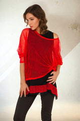 Tranquil Mesh Set Fiery Red