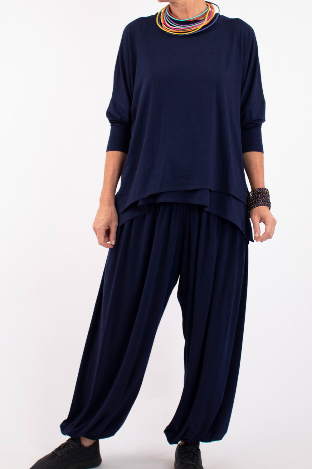 Edna Full Active Pants - Midnight Blue - One Size