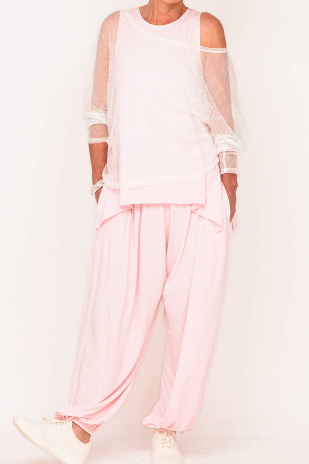 Edna Full Active Pants - Blush - One Size