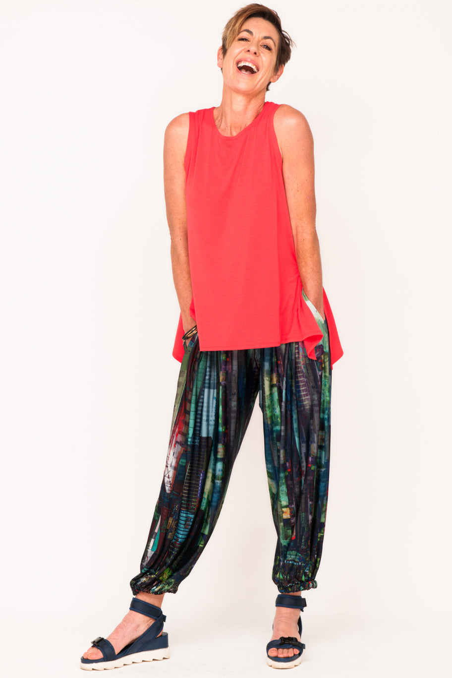 tank-red-track-pant-exercise-clothes-women-over-40